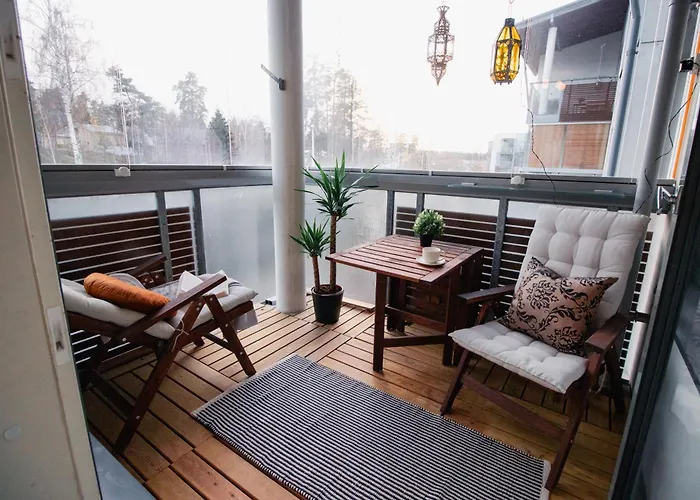 شقة Romantic Sauna Retreat Near Sello And Nature Perfect إسبو